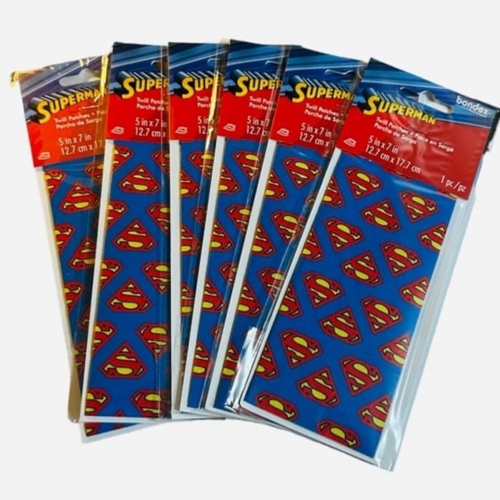Superman Iron On Patches